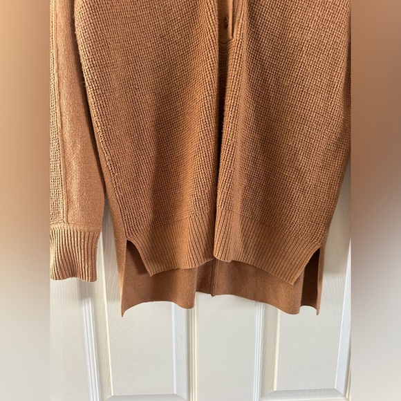 Thakoon tan brown Henley sweater size women’s small - Picture 7 of 7